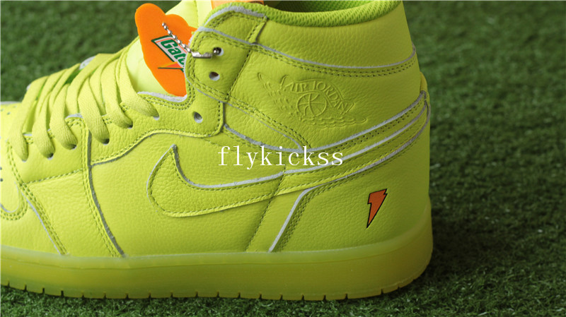 Authentic Air Jordan 1 OG High Lemon Lime Gatorade